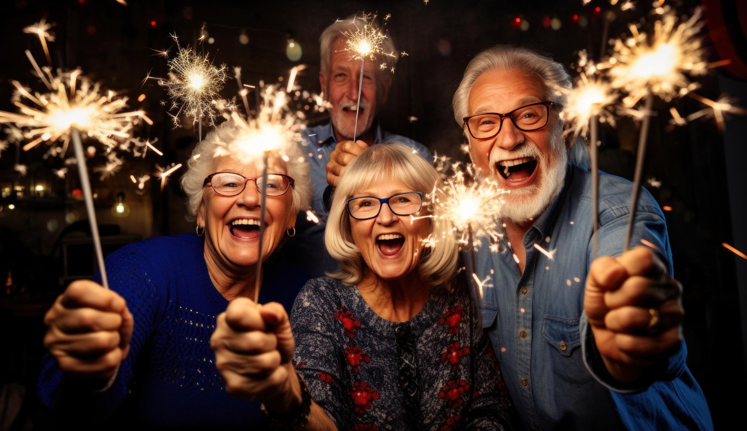 Réveillon pour célibataires seniors : Une expérience inoubliable