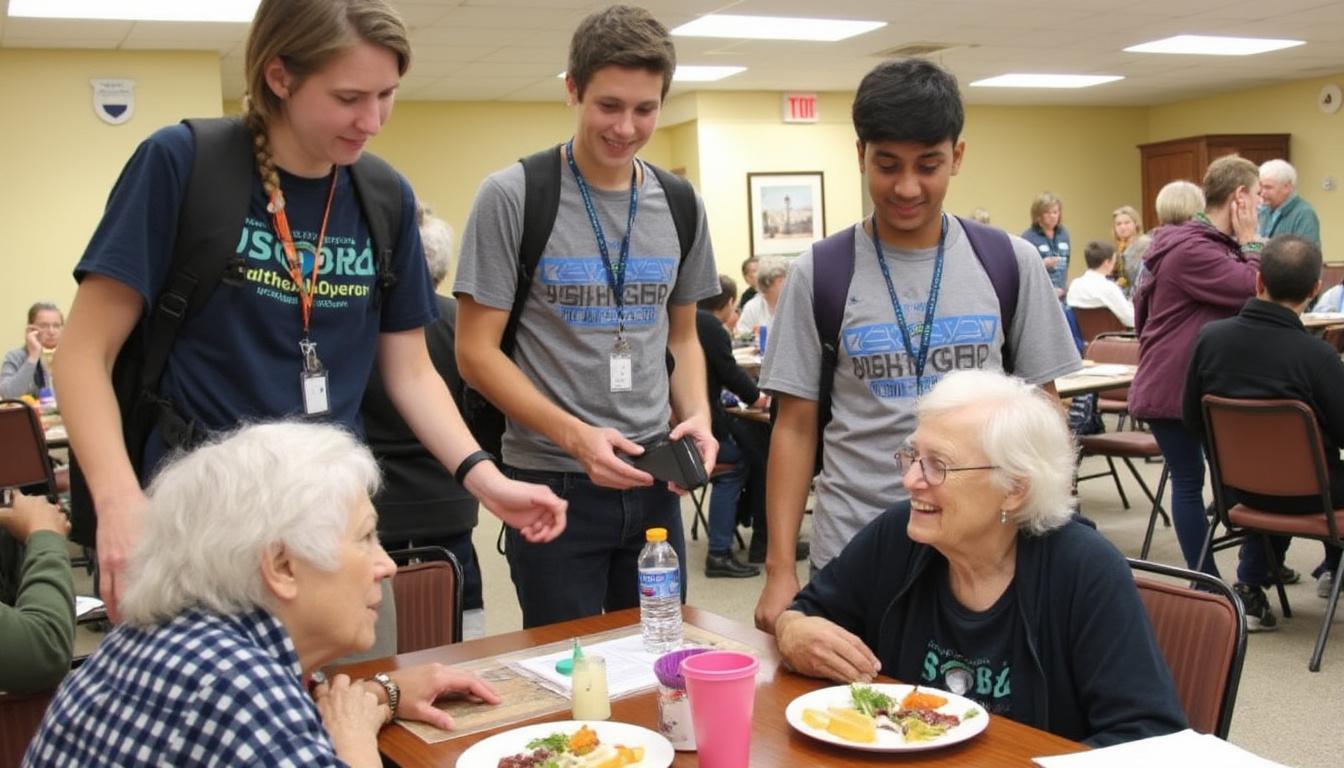 découvrez comment des jeunes en gironde ont vu leur sourire et leur bonne humeur chaleureusement accueillis, partageant des moments de convivialité et d'optimisme.