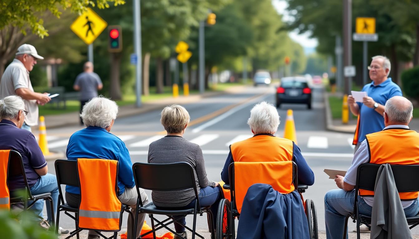 la fondation organise une session de sensibilisation à la sécurité routière à rang-du-fliers, spécialement destinée aux seniors pour mieux prévenir les accidents.