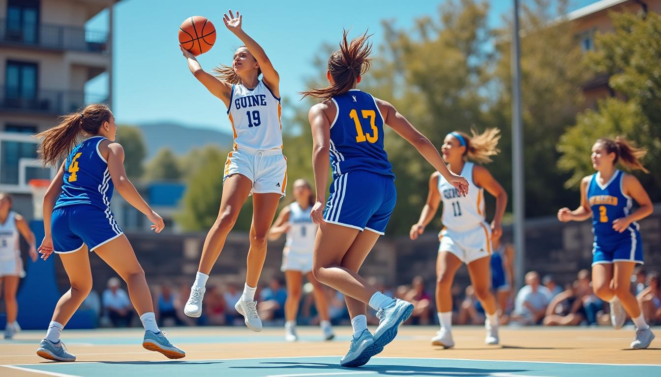 découvrez le succès éclatant des équipes féminines de basket-ball à l'extérieur, avec des performances remarquables et une détermination sans faille.