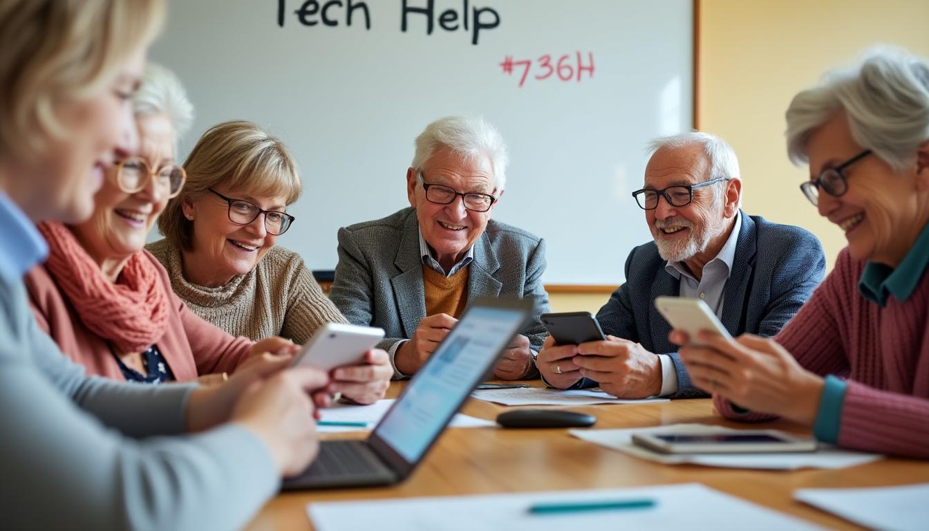 en corée du sud, des centres publics aident les seniors à maîtriser les technologies modernes, favorisant leur inclusion numérique et leur autonomie.