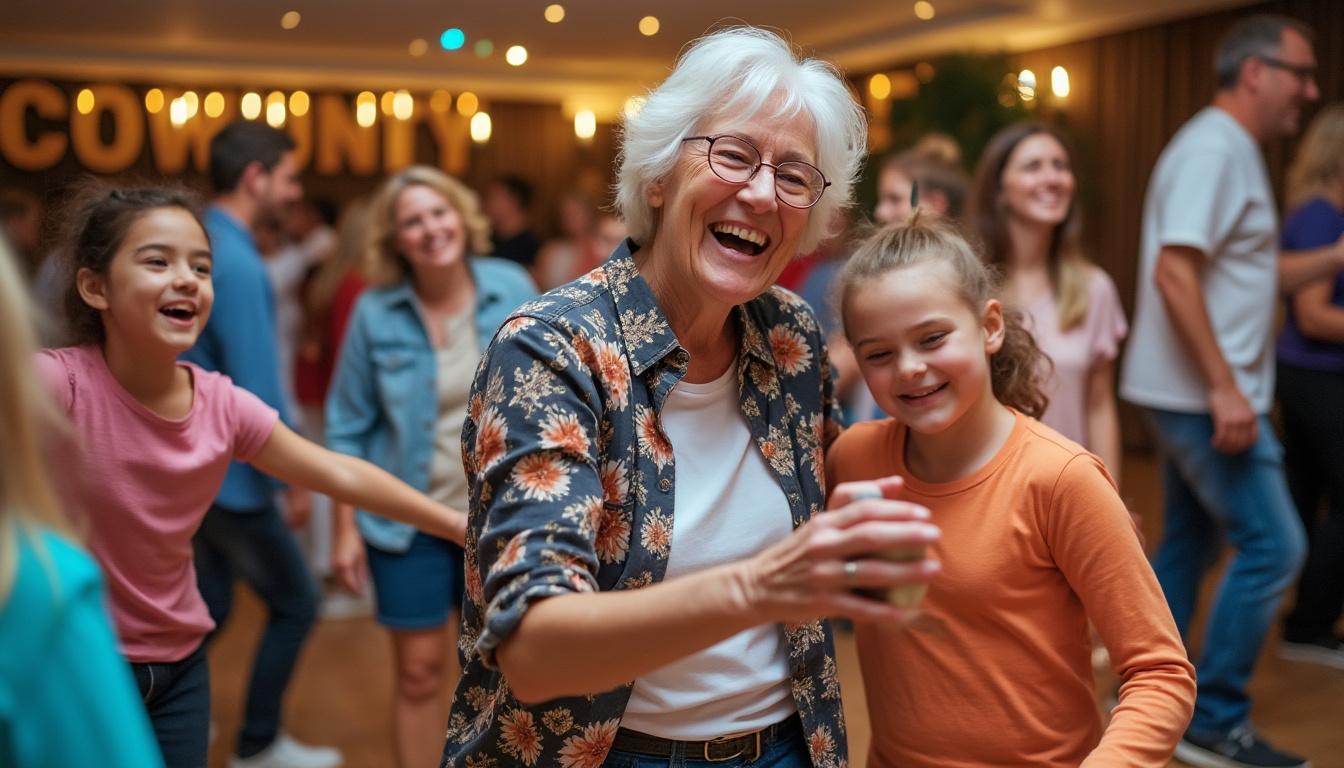 découvrez à janzé une piste de danse unique où seniors et enfants ont partagé des moments de joie et de communion à travers la danse intergénérationnelle.