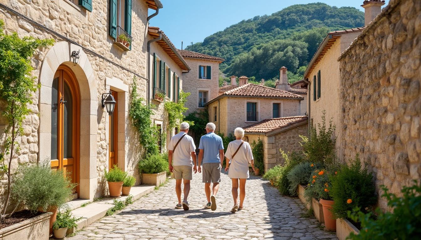 les aînés de moulins explorent le lubéron, un voyage enrichissant alliant trésors historiques et paysages naturels d'exception.