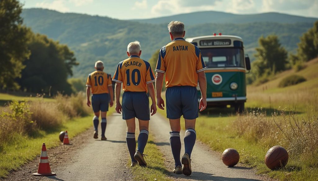 les vétérans du fc quillan se rendent à axat ce dimanche pour un match amical riche en émotions et en camaraderie.