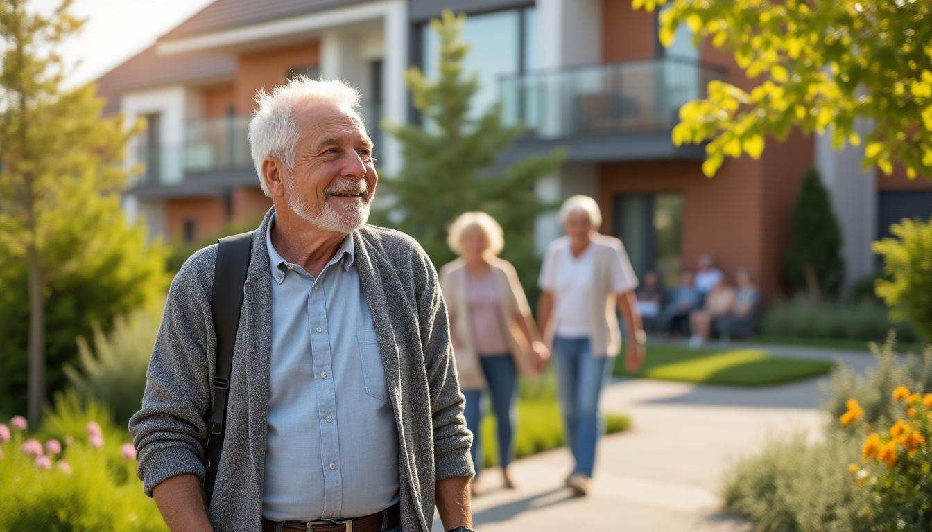 à lyon, thierry, 73 ans, retrouve bonheur et convivialité en emménageant dans la première résidence spécialement conçue pour les seniors, alliant confort et vie sociale active.