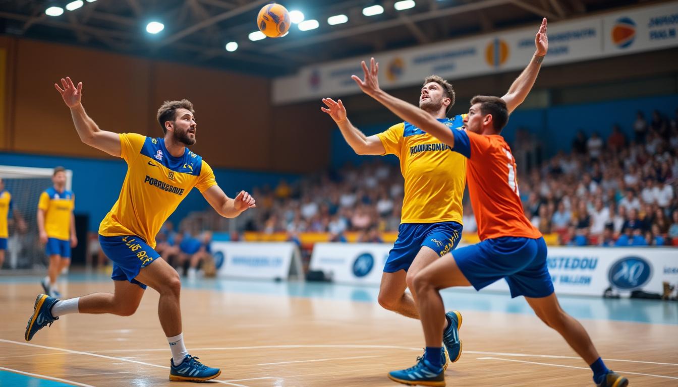 à saint-christophe-vallon, les seniors garçons de handball brillent à domicile, témoignant d'une performance remarquable et d'un esprit d'équipe exemplaire.